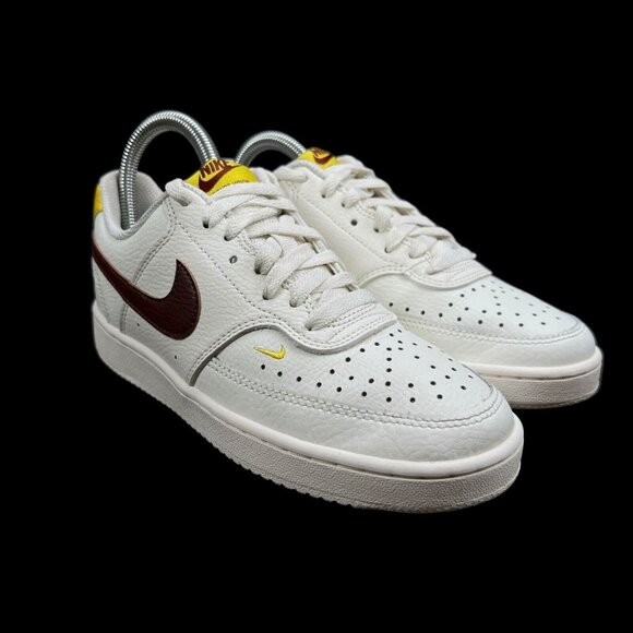 Nike Court Vision Low Sail Oxen Brown Your Yellow Shoes CD5434-117 Women's Sz 7 - Picture 4 of 10